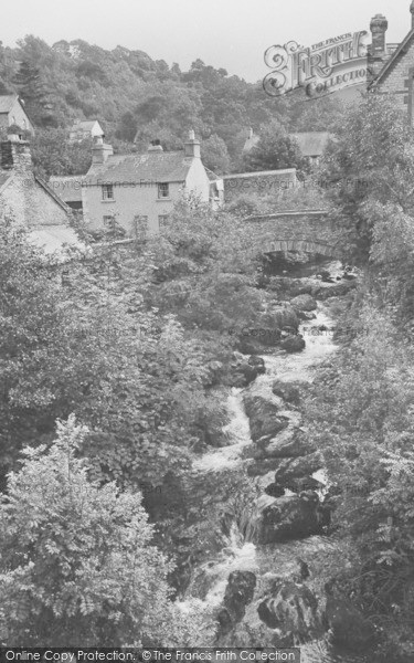 Photo of Cynwyd, The River c.1955