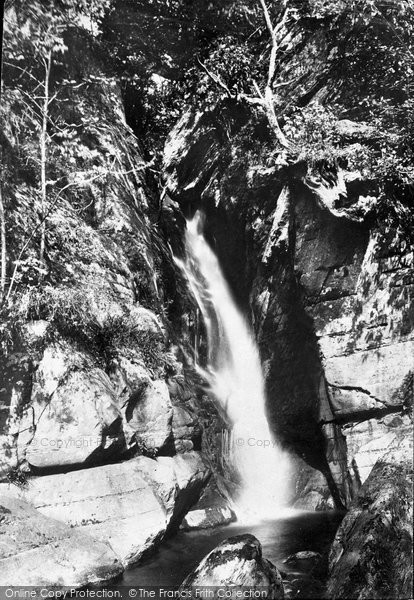 Photo of Cynwyd, Waterfall 1888