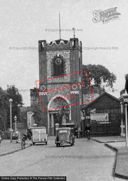 Photo of Dagenham, Old Church Of St Peter And St Paul c.1950