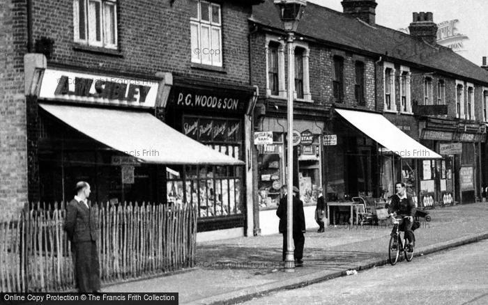 Photo of Dagenham, Parade Of Shops In Church Street c.1950