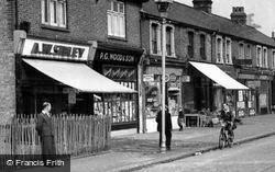 Parade Of Shops In Church Street c.1950, Dagenham