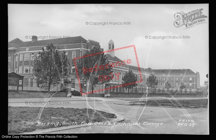 Photo of Dagenham, South East Essex Technical College c.1955