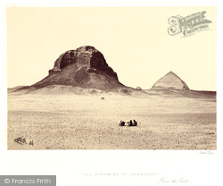 The Pyramids From The East 1858, Dahshoor
