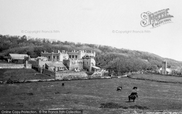 Photo of Dale, Castle And Church c.1950