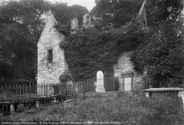 Photo of Dalgety Bay, Church Ruins 1900