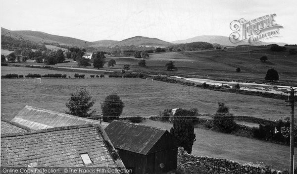 Photo of Dalry, Ken And Kells Range From Lochinvar Hotel c.1955