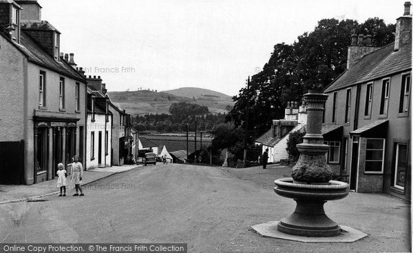 Photo of Dalry, The Fountain c.1960