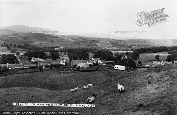 Photo of Dalry, View From The Mulloch c.1955