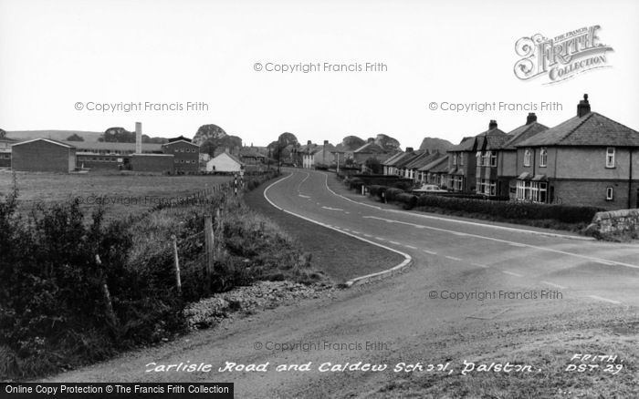 Photo of Dalston, Carlisle Road And Caldew School c.1965
