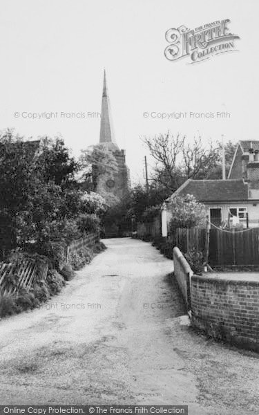 Photo of Danbury, Church Approach c.1960