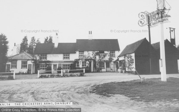 Photo of Danbury, The Cricketers Arms c.1965