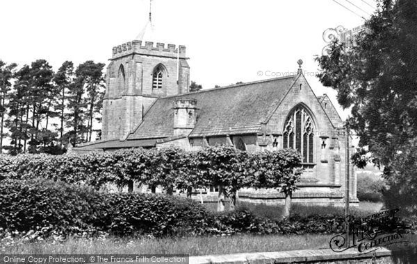Photo of Danehill, All Saints Church c.1955