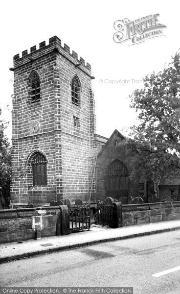 Photo of Daresbury, All Saints' Church c.1955