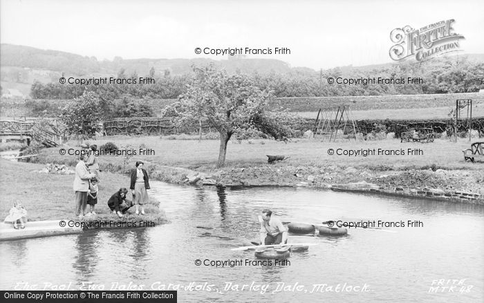Photo of Darley Dale, The Pool, Two Dales Cara Hols c.1955