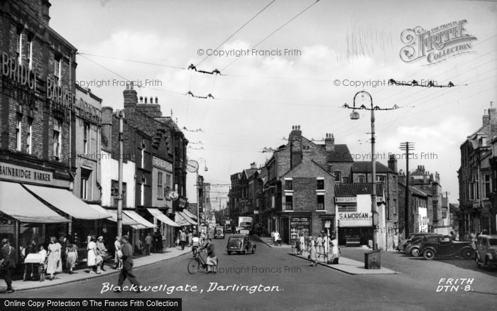 Photo of Darlington, Blackwellgate c.1955