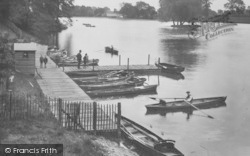 Boat Hire And Jetty, The Lake 1925, Darlington