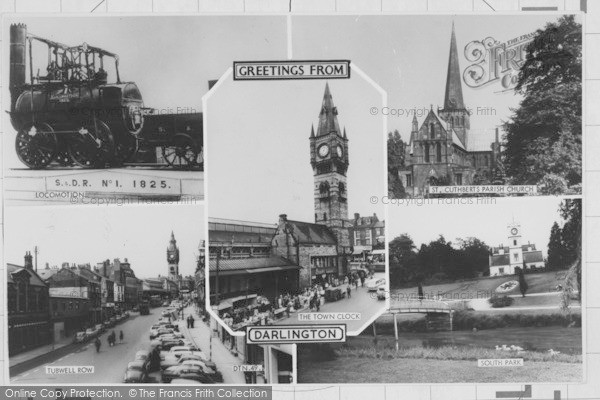 Photo of Darlington, Composite c.1960
