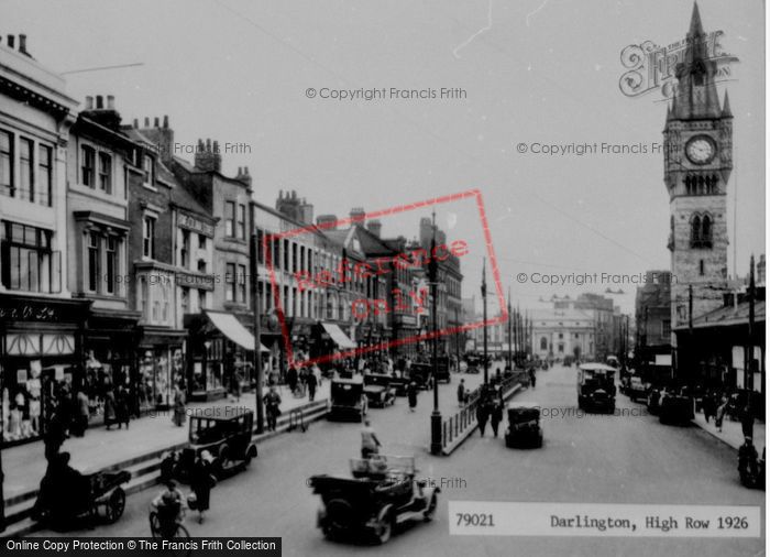 Photo of Darlington, High Row 1926