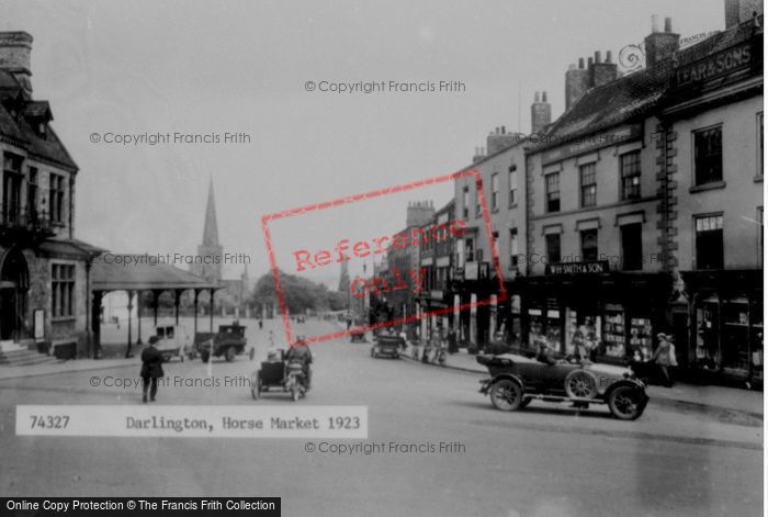 Photo of Darlington, Horsemarket 1923