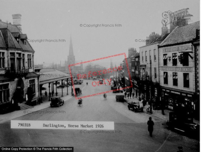 Photo of Darlington, Horsemarket 1926