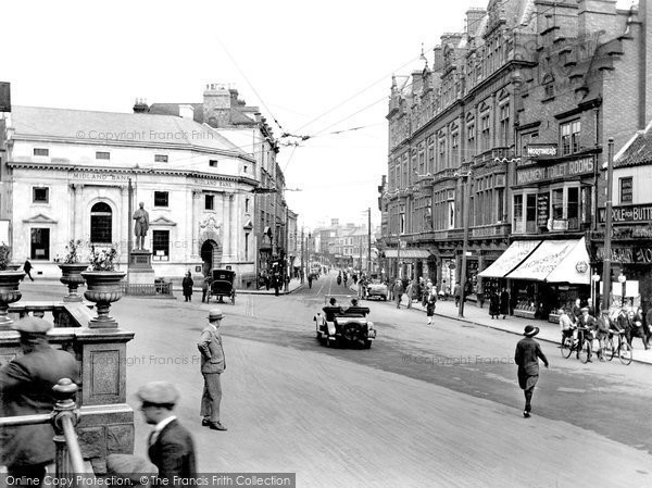 Photo of Darlington, Northgate And The King's Head Hotel 1926