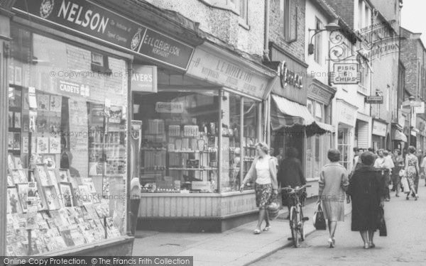 Photo of Darlington, Shops In Post House Wynd c.1965