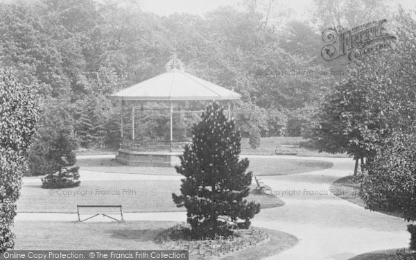 Photo of Darlington, South Park Bandstand 1898