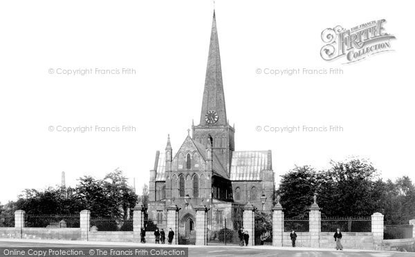 Photo of Darlington, St Cuthbert's Church 1898