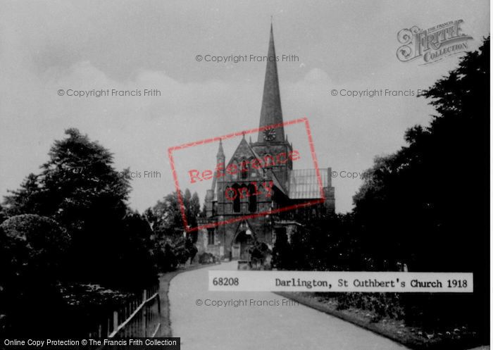 Photo of Darlington, St Cuthbert's Church 1918