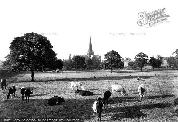 Photo of Darlington, St Cuthbert's Church Across The Fields 1906
