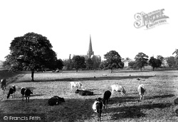 St Cuthbert's Church Across The Fields 1906, Darlington