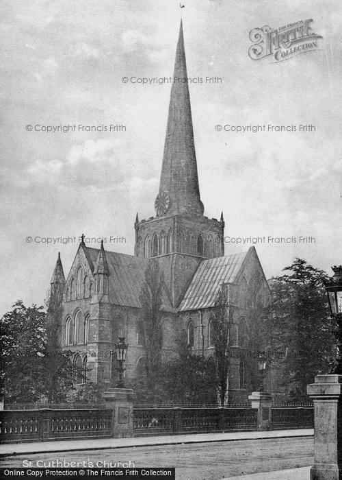 Photo of Darlington, St Cuthbert's Church c.1900