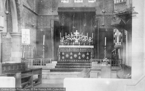 Photo of Darlington, St Hilda's Church, The Altar 1900