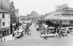 The Market Place c.1965, Darlington