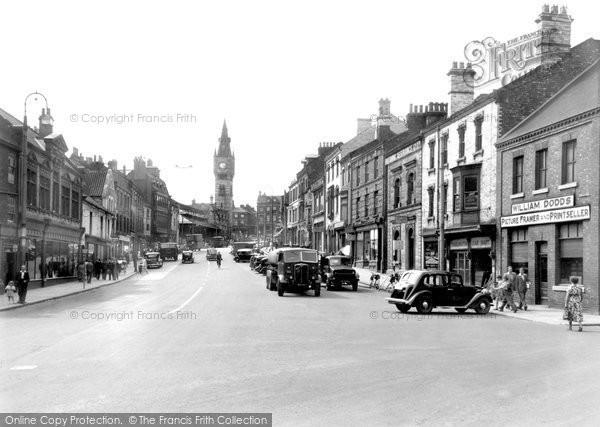 Photo of Darlington, Tubwell Row c.1955