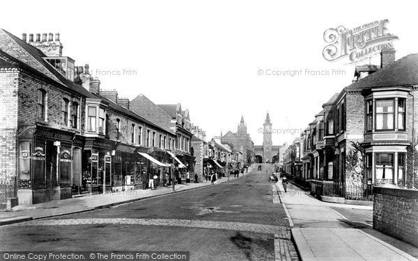 Photo of Darlington, Victoria Road 1906