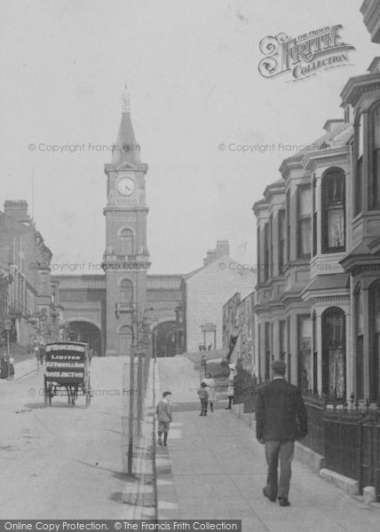 Photo of Darlington, Victoria Road And The Clock Tower 1903