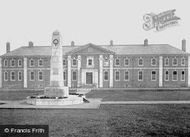 War Memorial And New Hospital c.1935, Darlington