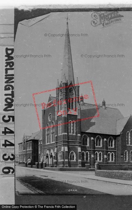 Photo of Darlington, Wesleyan Church 1906