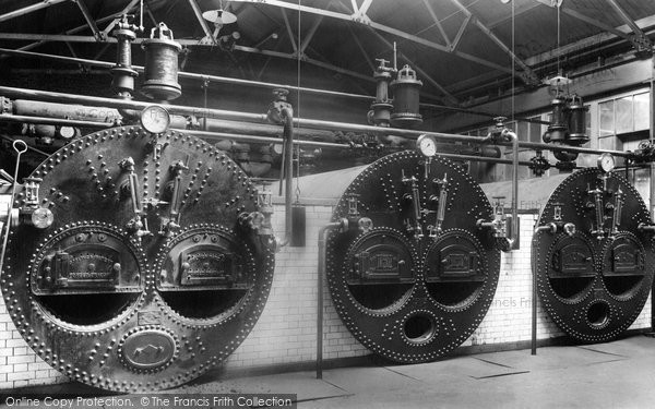 Photo of Dartford, Asylum Boiler Room 1903