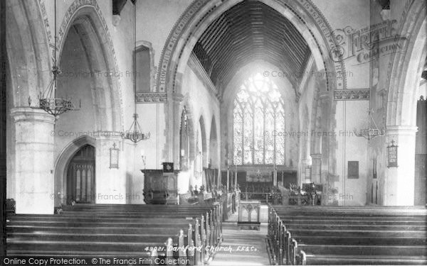Photo of Dartford, Church Interior 1902