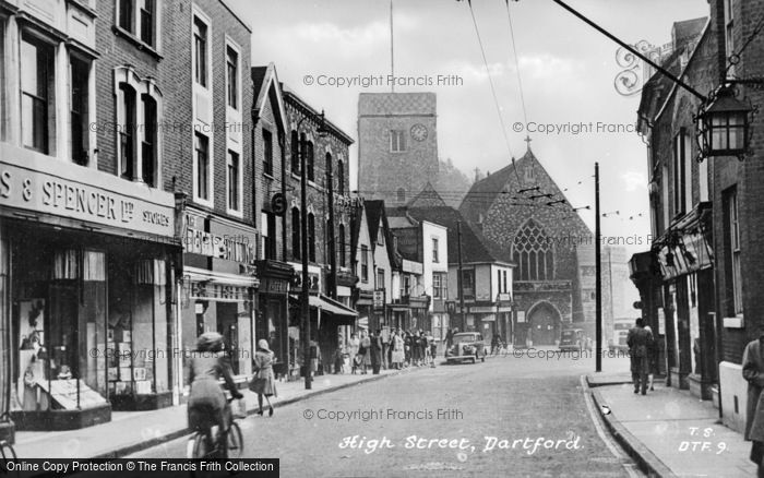 Photo of Dartford, High Street c.1950
