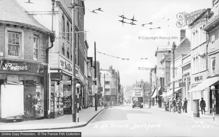 Photo of Dartford, High Street c.1955