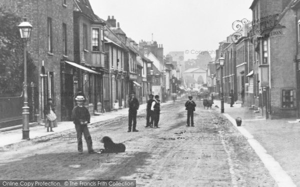 Photo of Dartford, Spital Street c.1860