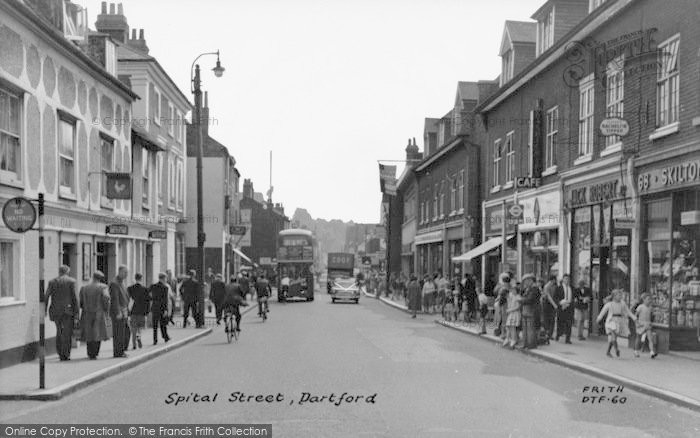 Photo of Dartford, Spital Street c.1955