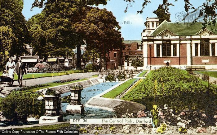 Photo of Dartford, The Central Park c.1955