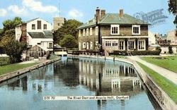 The River Dart And Acacia Hall c.1955, Dartford