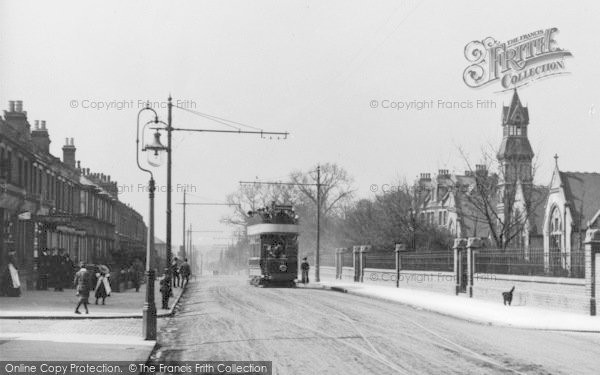 Photo of Dartford, Tram, Dartford Road c.1910