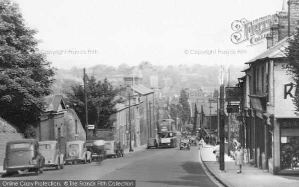 Photo of Dartford, View From West Hill c.1955