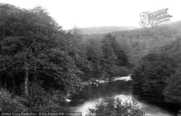 Photo of Dartmeet, Confluence Of The Dart And The Webburn Rivers c.1871